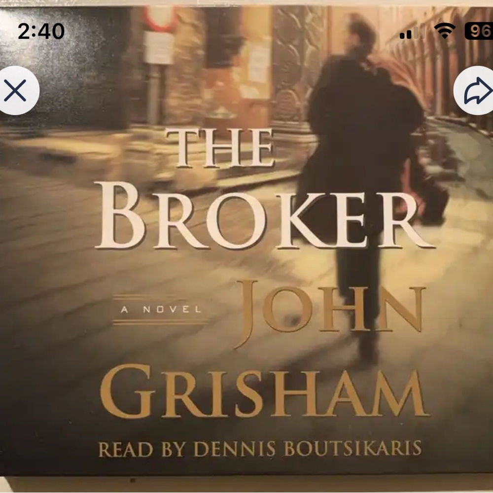The Broker by John Grisham - Audiobook -Compact Dusc